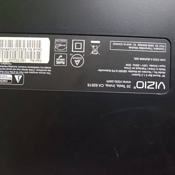 vizio sb3651. powerfull bass 6inch hdmi dtsx dts dts Dolby atmos like 14