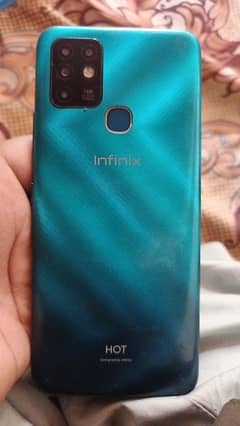 Infinix Hot 10 4/64 full ok mob only back ruf