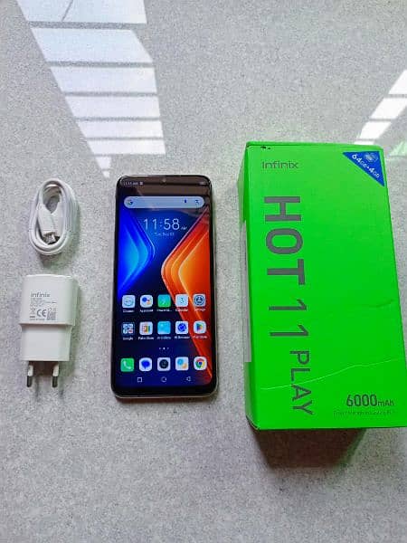 Infinix Hot 11 Play (4/64gb) 10by10 condition 5