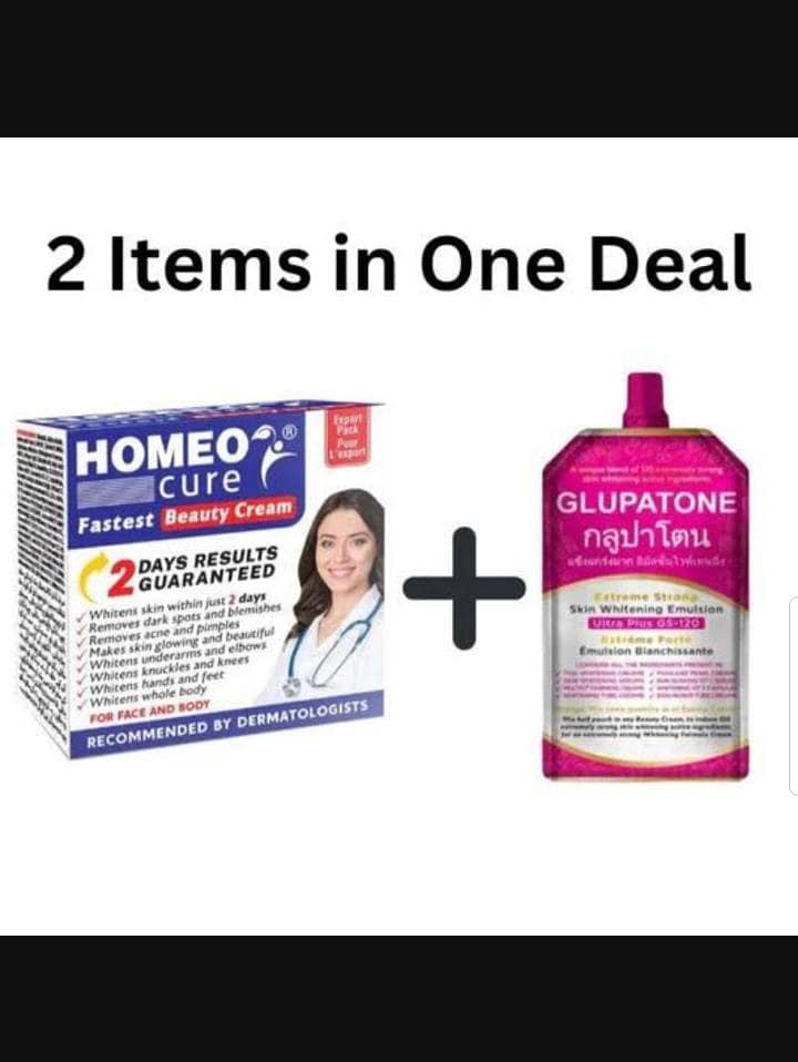 2 IN 1 GLUPATONE CREAM FOR FAIRNESS 0