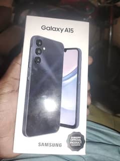 Samsung a15 only box open