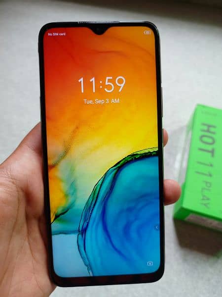 Infinix Hot 11 Play (4/64gb) 10by10 condition 9