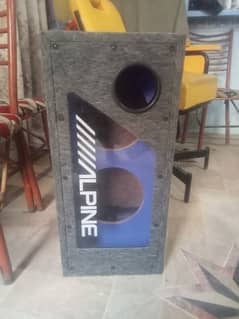 Alpine original Japanese woofer  10 inch box 0