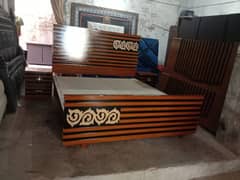 Double bed/bed set/brass bed/