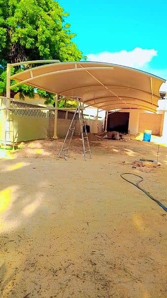 Car Porch Sheds | PVC Tensile Structures in Pakistan | Pole Shed | Car 3