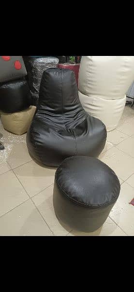 Leatherite sofas / Bean bag sofas / Sofa cum bed bean bags 2