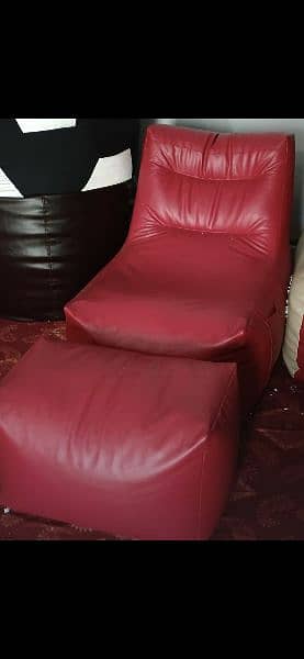 Leatherite sofas / Bean bag sofas / Sofa cum bed bean bags 4