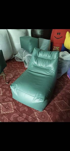 Leatherite sofas / Bean bag sofas / Sofa cum bed bean bags 8