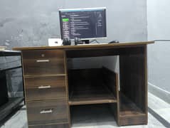 Office Table size 4×3 Feet with 3 Wardrobes