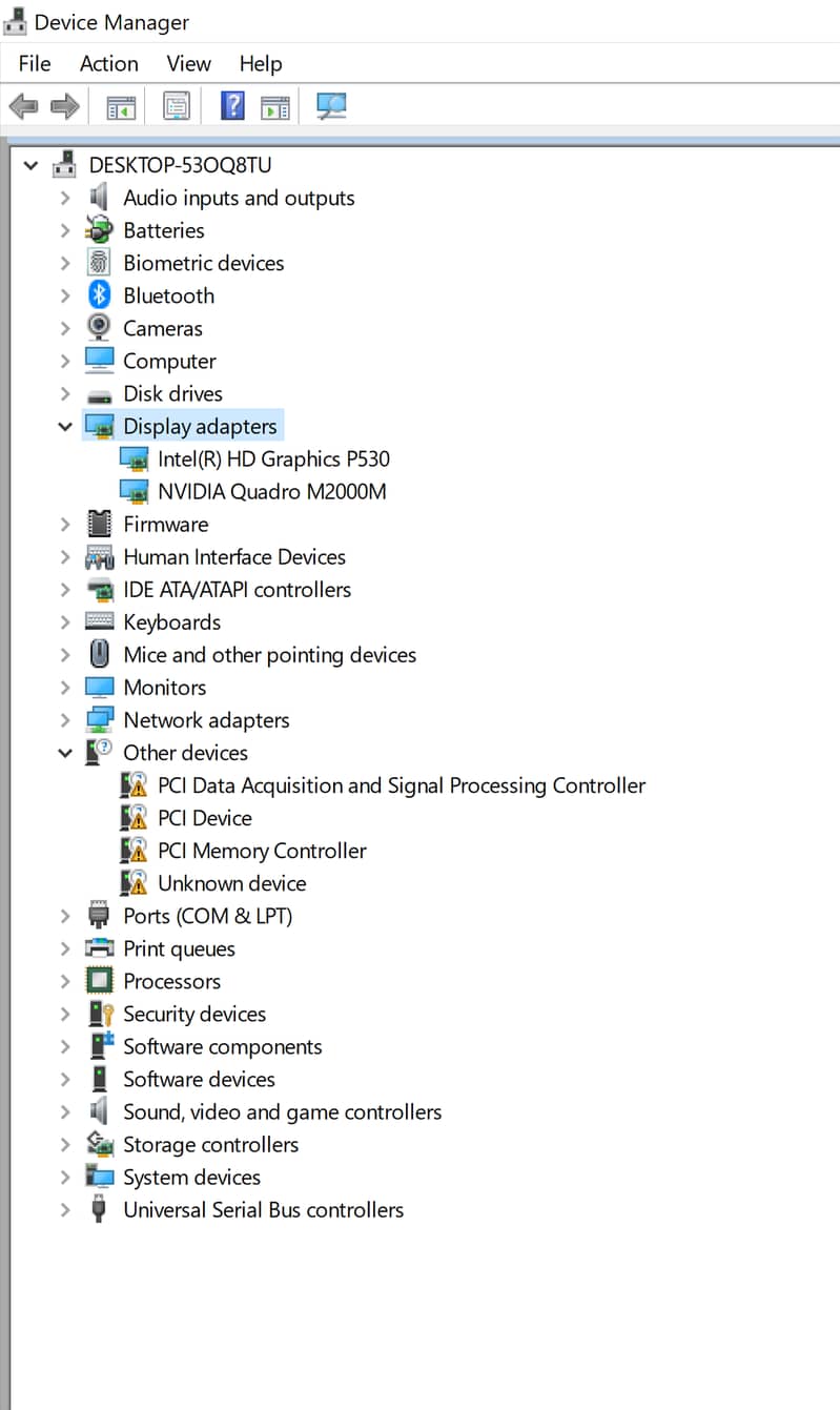 Laptop Work Station Levovo ThinkPad P50 6