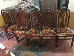 Dining table with six perfect chairs price almost final