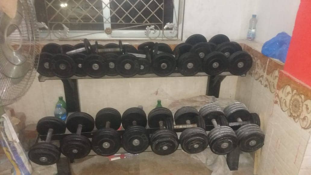 Gym Machine & Gym dumbbells 6