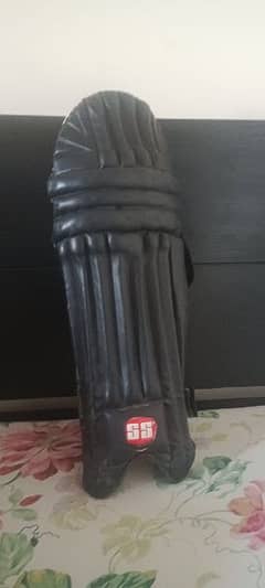 black ss batting pads