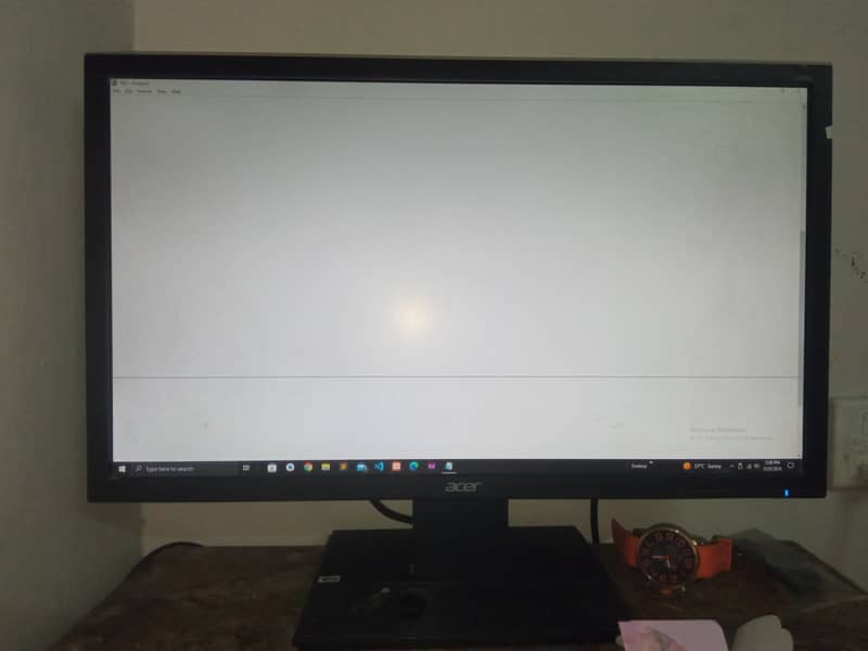 Monitor led Acer 24 inch full hd 1920 1080 Screen pr Black line hai 0