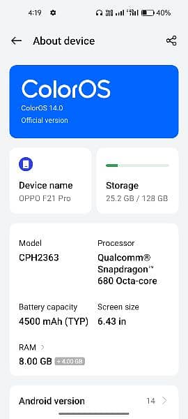 oppo f21 pro 4g (full add read) 8