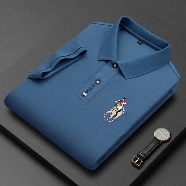 Mens Primum Polo With Best Clourfull Embroidery 1