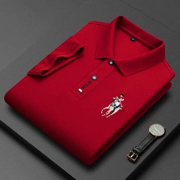 Mens Primum Polo With Best Clourfull Embroidery 4