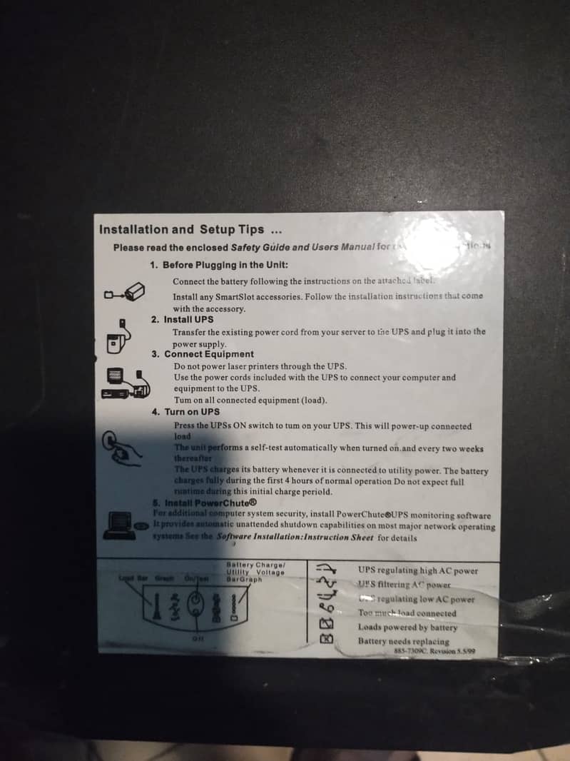 online smart ups for backup with two batteries 8