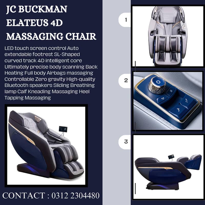 JC Buckman ElateUs 4D Massaging Chair | Massaging Chair | Chair 0