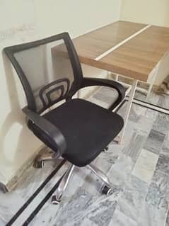 office table and office chair pair for sale