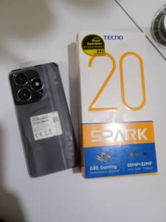 Techno Spark 20' 8+8gb Ramm' 256gb Rom