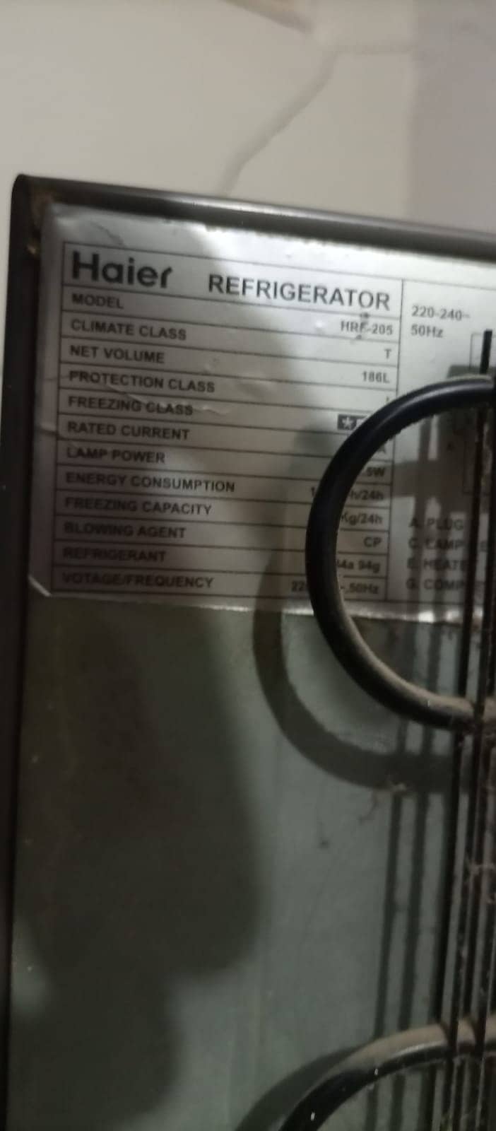 Haier Fridge (Model HRF-205 TM Freezer) 15