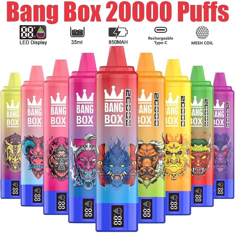 Disposable Vape Bang Box 20000 Puffs Vape 5% Nicotine With LED 2