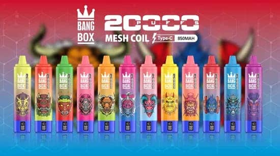 Disposable Vape Bang Box 20000 Puffs Vape 5% Nicotine With LED 4