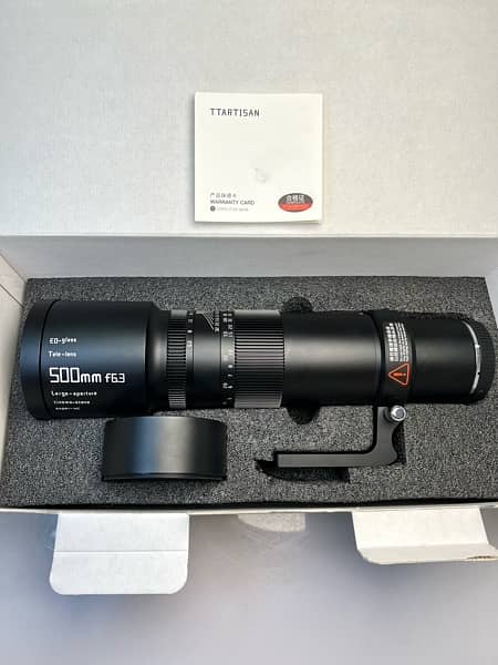 TTARTISAN 500mm f6.3 Telephoto Lens, like Brand new 1