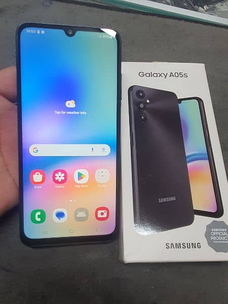 samsung A05s 6/128 only 15 days use with complete box 4