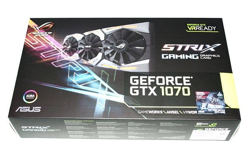 Asus ROG Strix GTX 1070 With Box 0