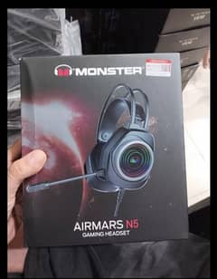 Gaming Headphones Monster Airmars N5 Usb 7.1 surround sound