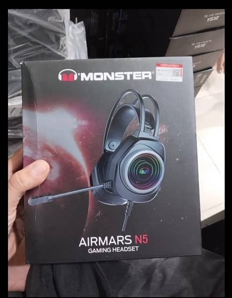 Gaming Headphones Monster Airmars N5 Usb 7.1 surround sound 0