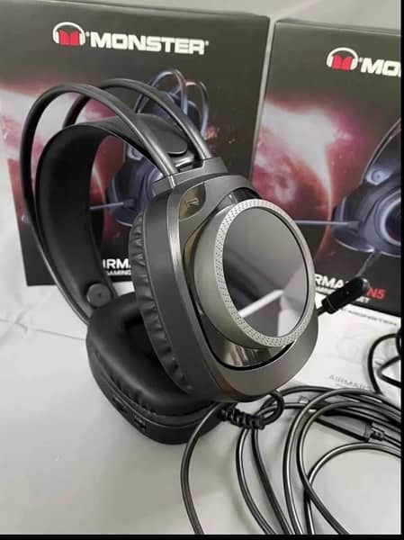 Gaming Headphones Monster Airmars N5 Usb 7.1 surround sound 2