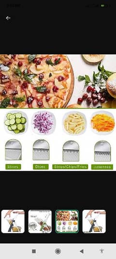 3in1 vegetable and fruit cutter slicer