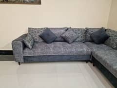 L Shape Sofa & Satti for sale