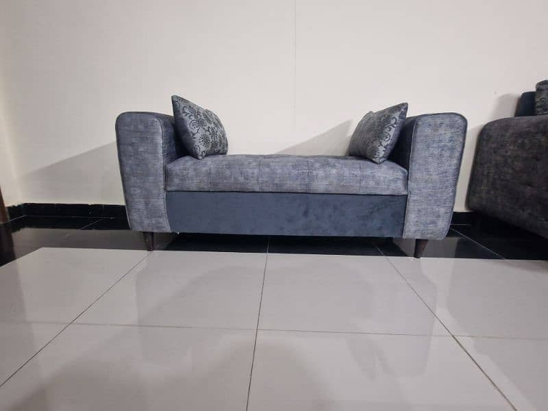 L Shape Sofa & Satti for sale 3