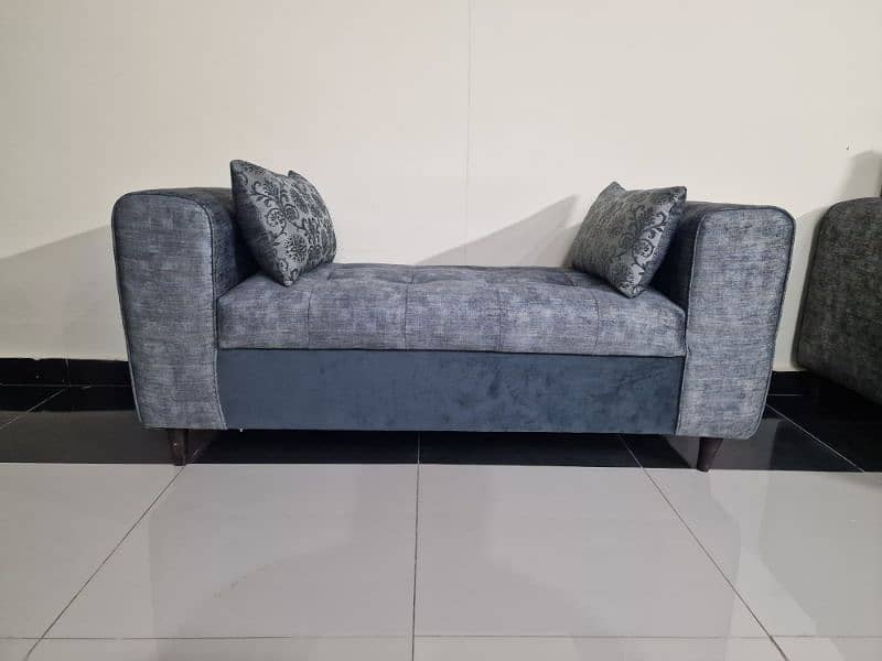 L Shape Sofa & Satti for sale 13