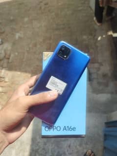 Oppo A16e 4/64gb with box original Exchange possible hai