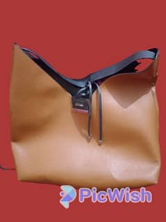 pure leather bag