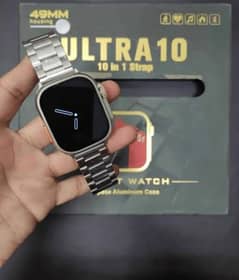 Smart Watch Ultra 10 With 10 Different Straps With Free Delivery.