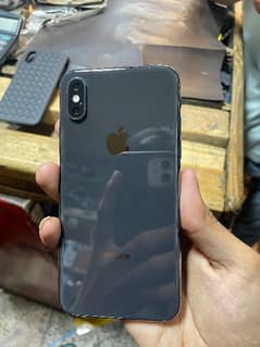 I phone xs (jv) (water pack) (64 gb) black colour (face id working)