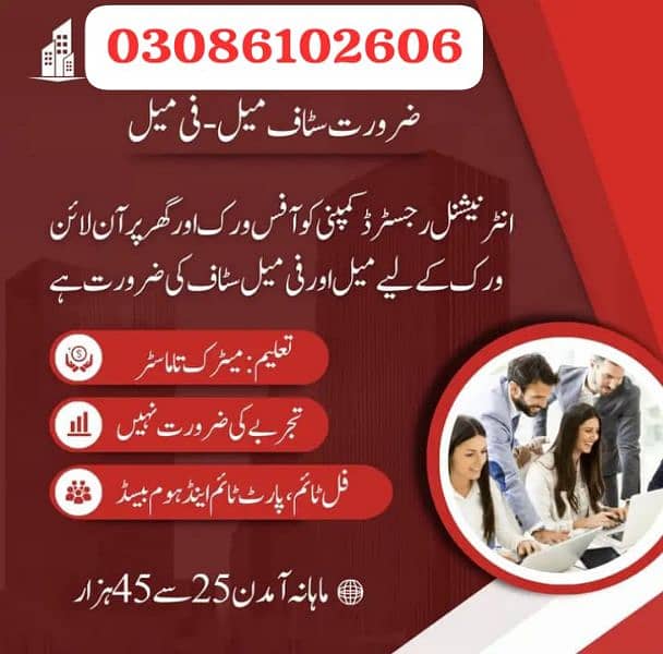 part time Full time office work home base jobs available 0