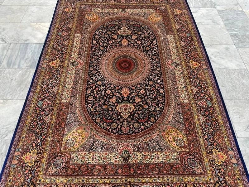 5x7 High Quality Silk Rug Luxury Rug Persian Wall Hanging Interior Rug 1