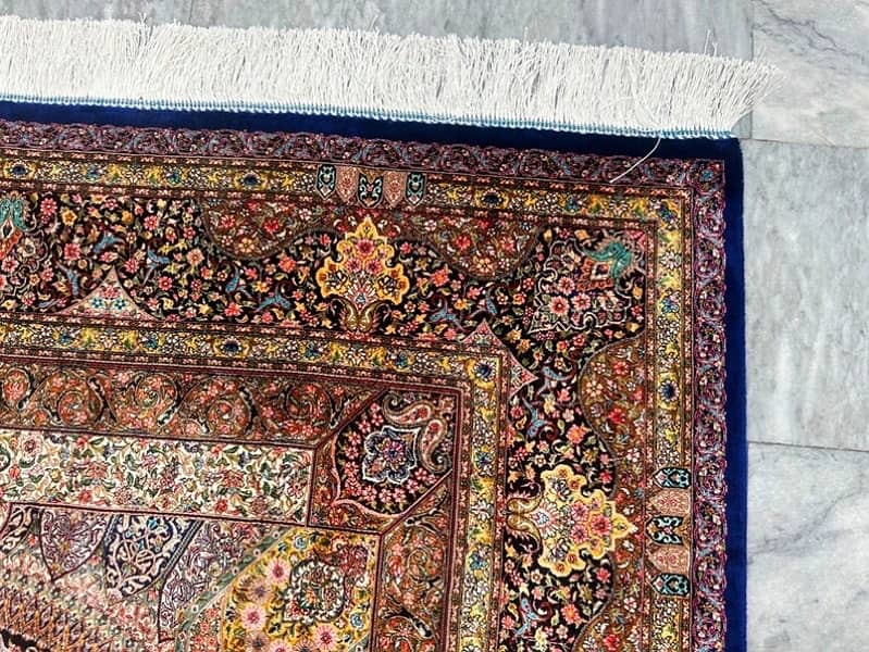 5x7 High Quality Silk Rug Luxury Rug Persian Wall Hanging Interior Rug 7