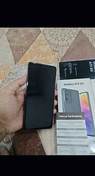 samsung a73 box pack condition 1