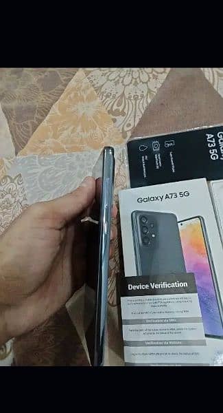 samsung a73 box pack condition 2