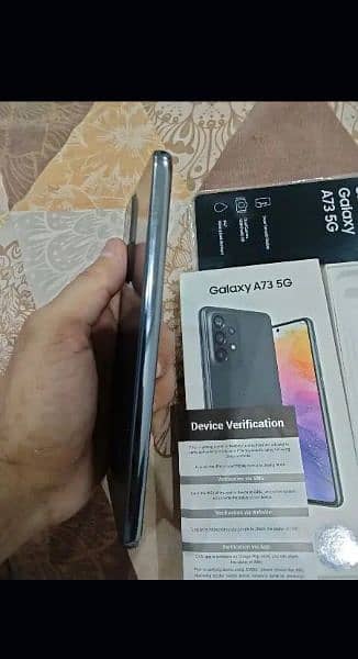 samsung a73 box pack condition 3