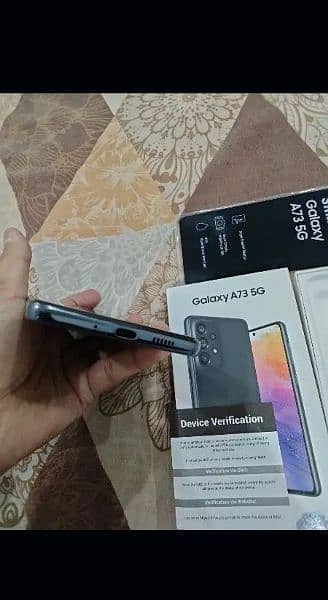 samsung a73 box pack condition 4