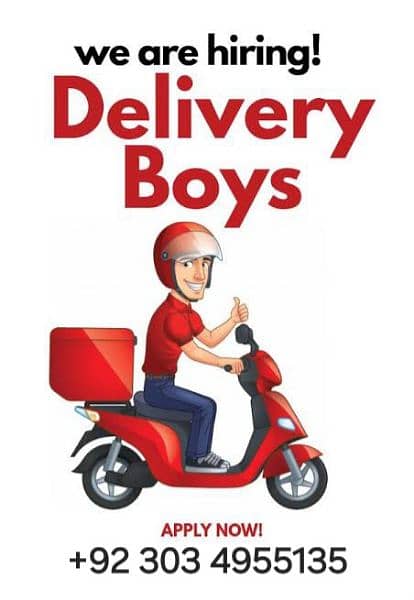 Delivery Boy/ Rider Job 0